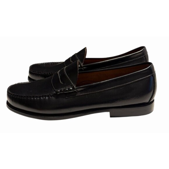 G.H. Bass Weejuns Classic Logan Leathers Slip On Penny Loafer BlackMen's 13